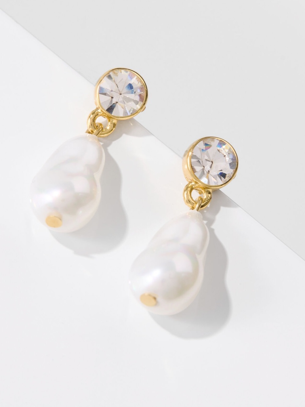 Talbots Baroque Pearl Drop Earrings